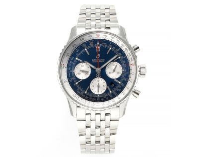 BLS Factory Breitling Navitimer 1 B01 Movement 43MM Blue Watch